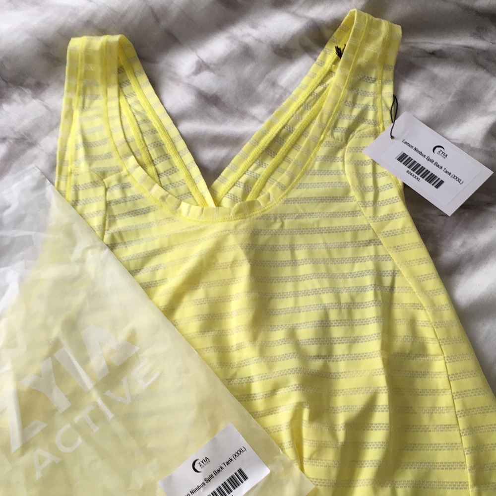 Zyia XXXL lemon nimbus tank NWT